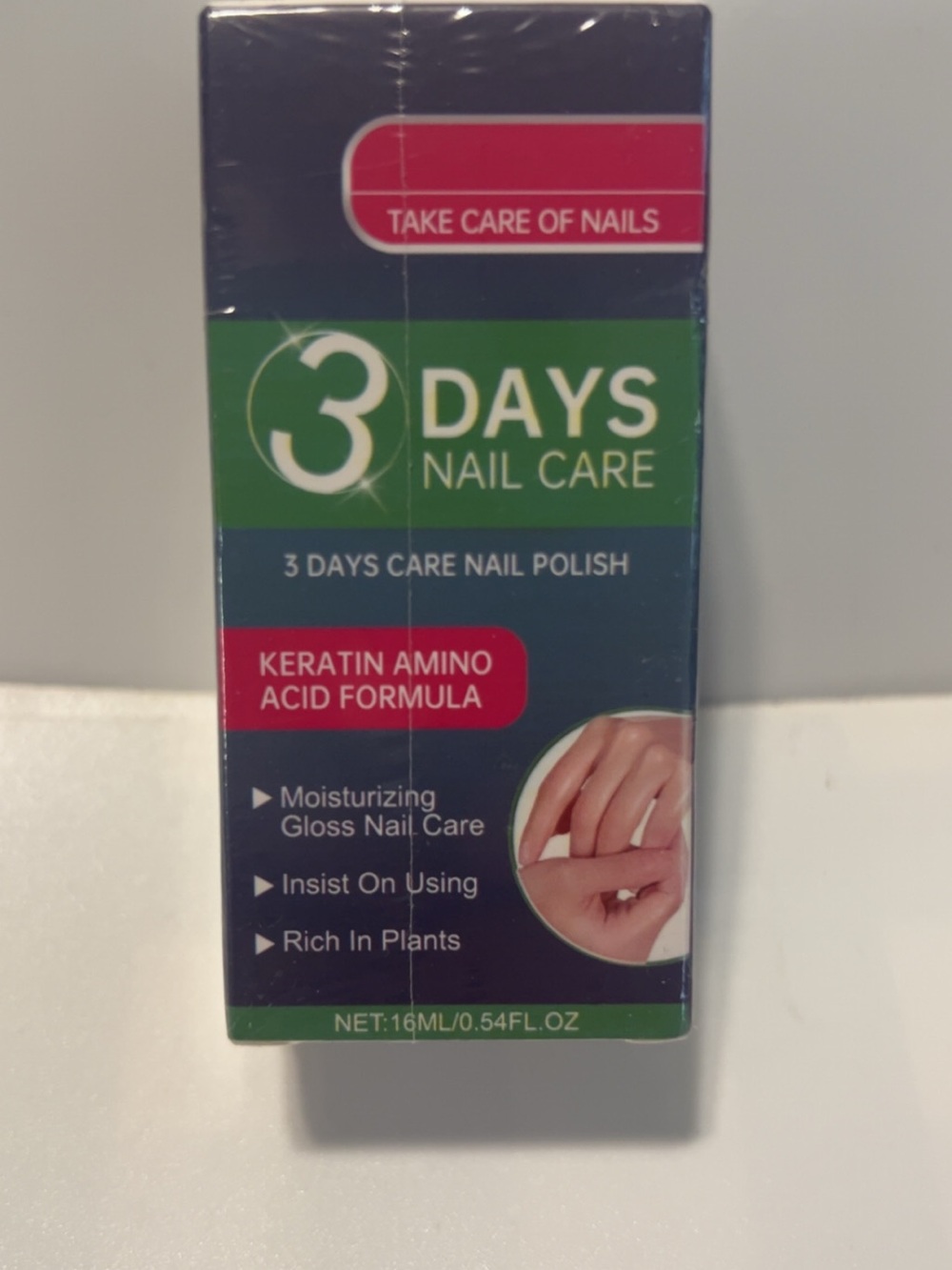 3 DAYS Nail Care Keratin Amino Acid Formula Nail Polish
